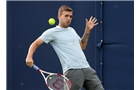 LONDON, ENGLAND - JUNE 07:  Dan Evans of Great Britain during a practice session ahead of the AEGON Championships at Queens Club on June 7, 2014 in London, England.  (Photo by Jan Kruger/Getty Images)